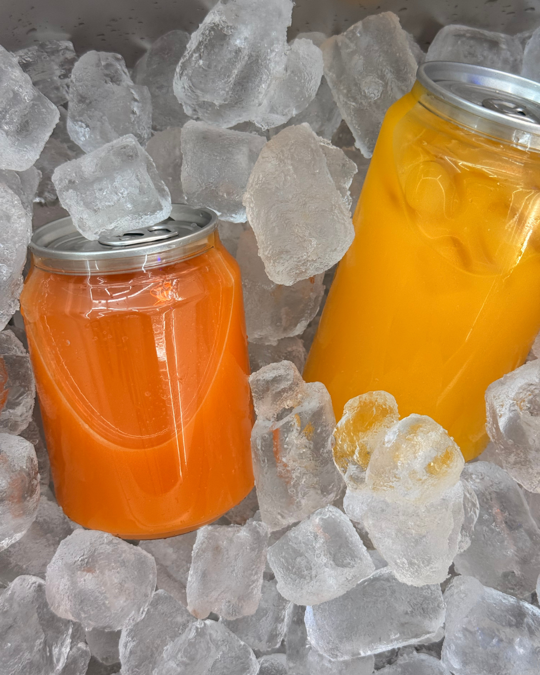 Clear PET Plastic Cans