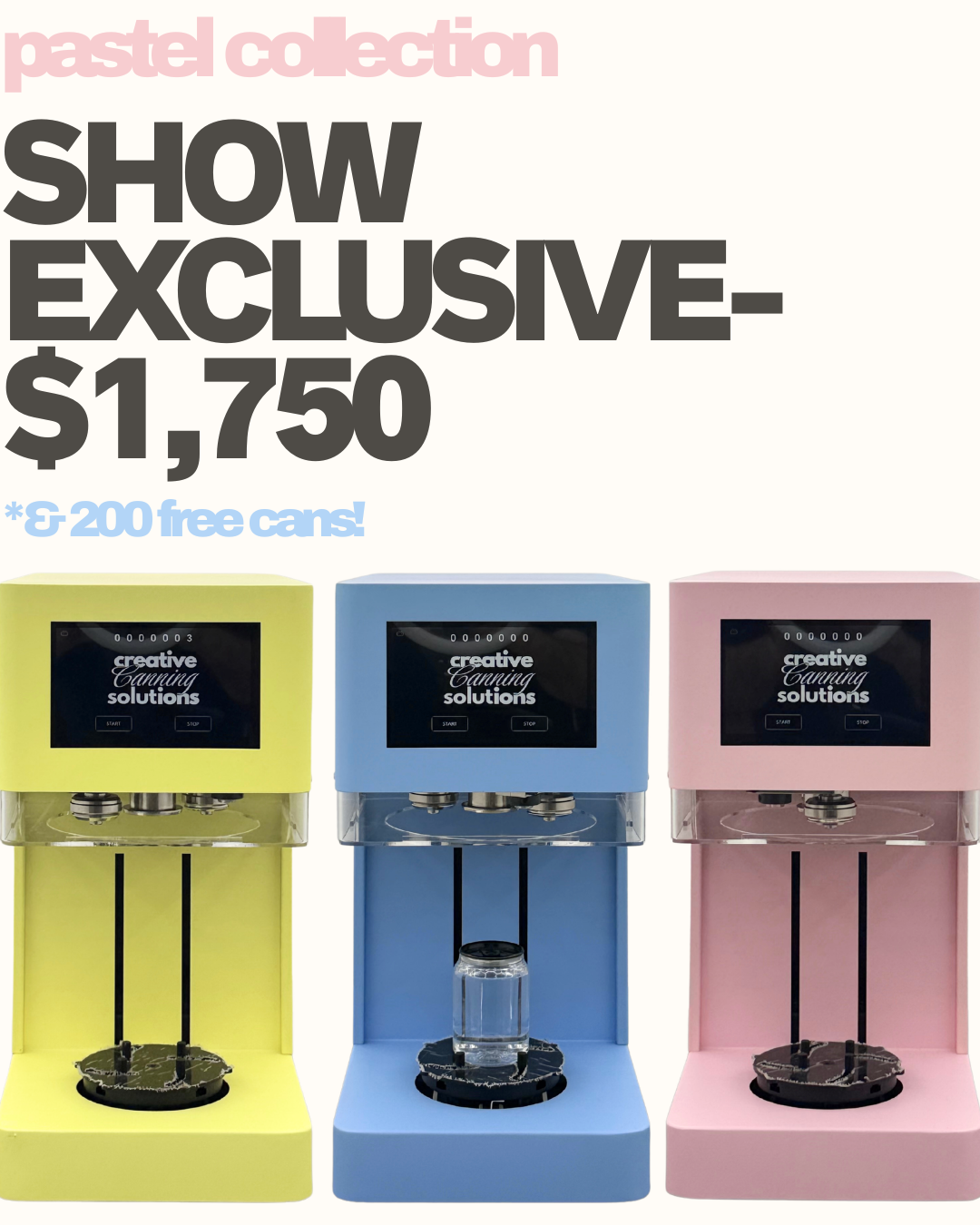 CAN-DO SEALER PASTEL COLLECTION PRE-ORDER
