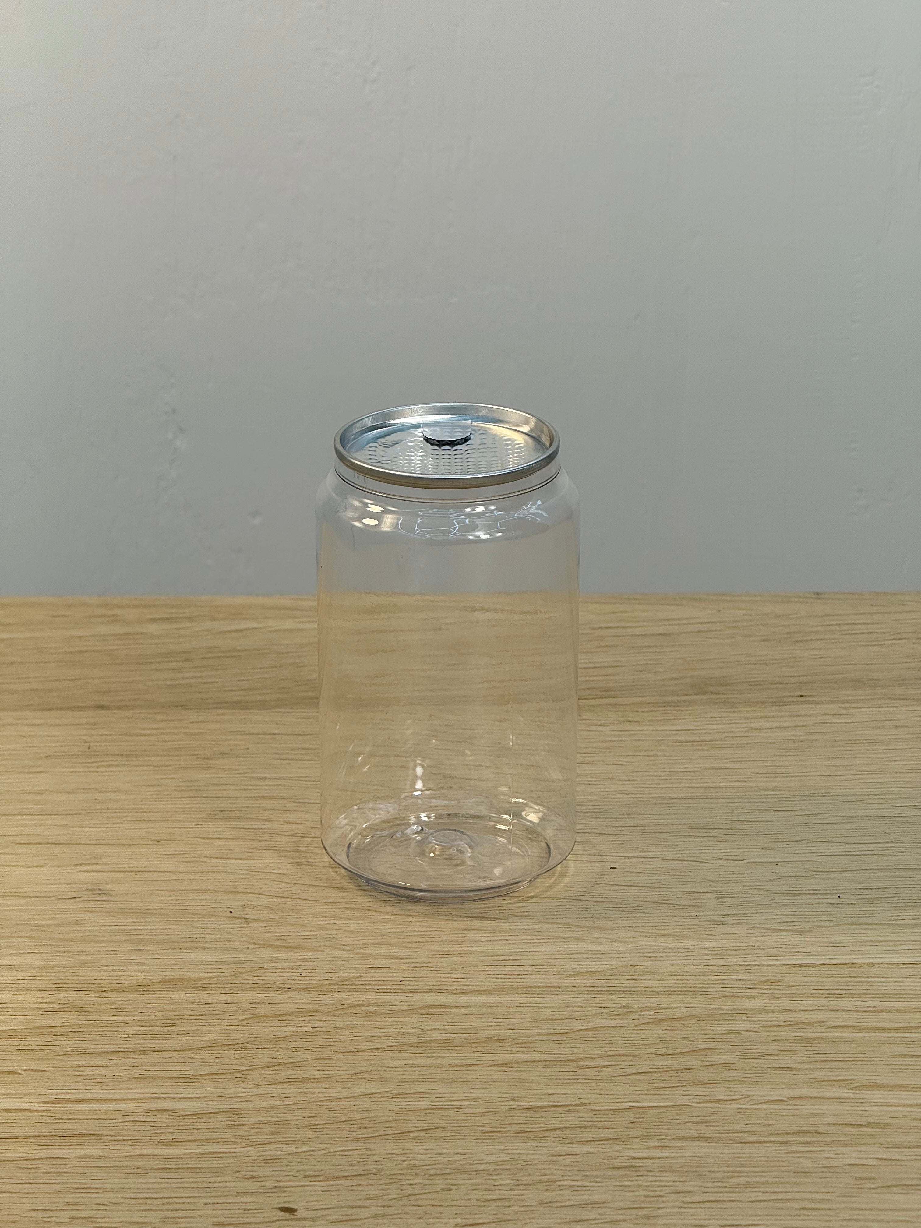 Clear PET Plastic Cans