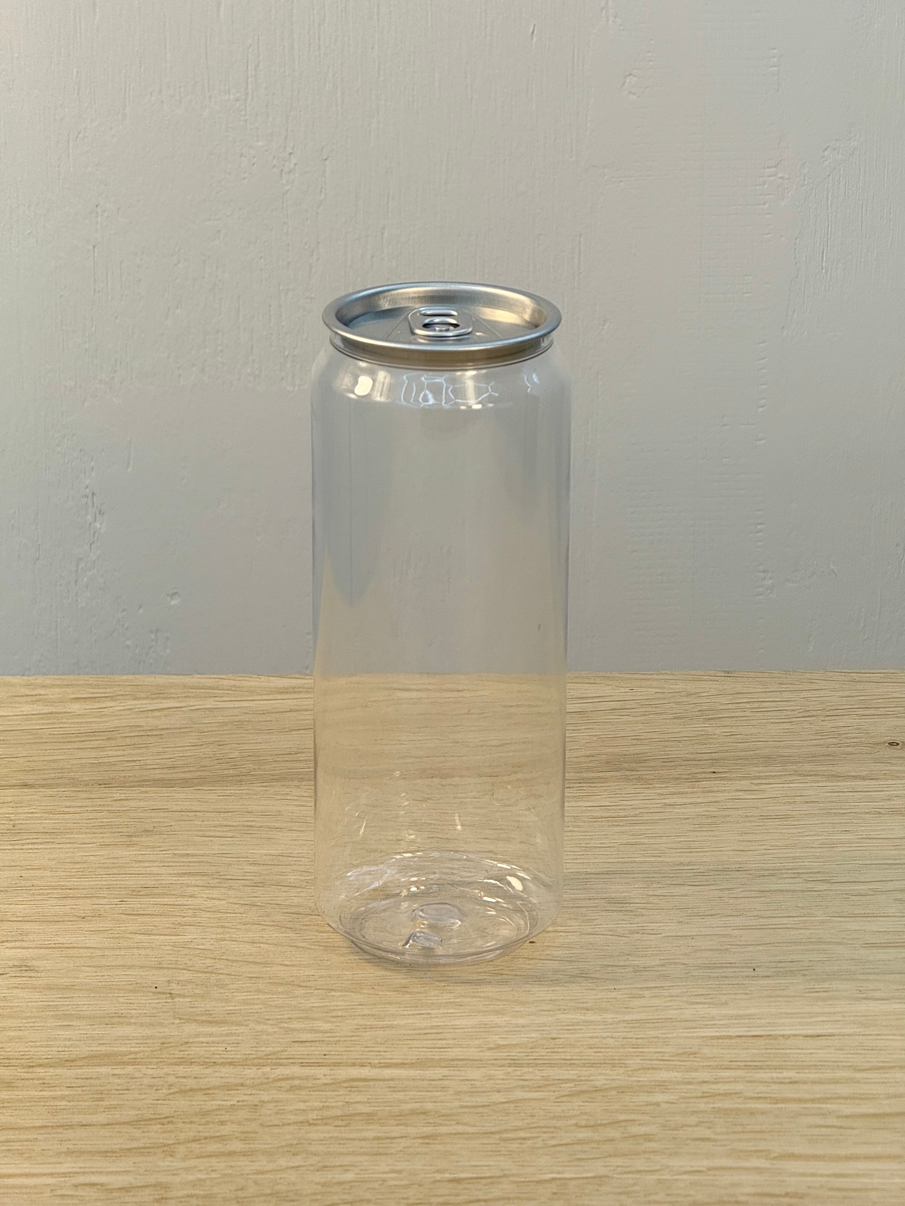 Clear PET Plastic Cans
